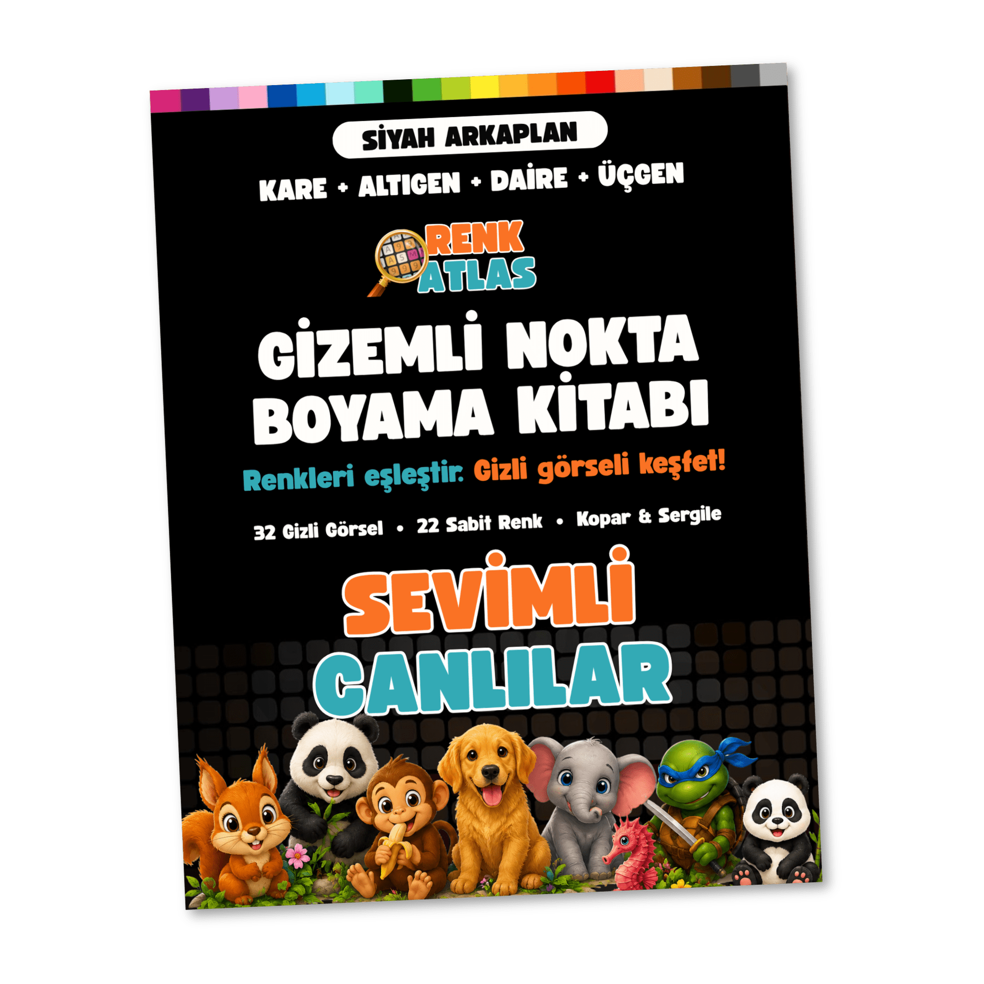 RenkAtlas™ Gizemli Nokta Boyama Kitabı
