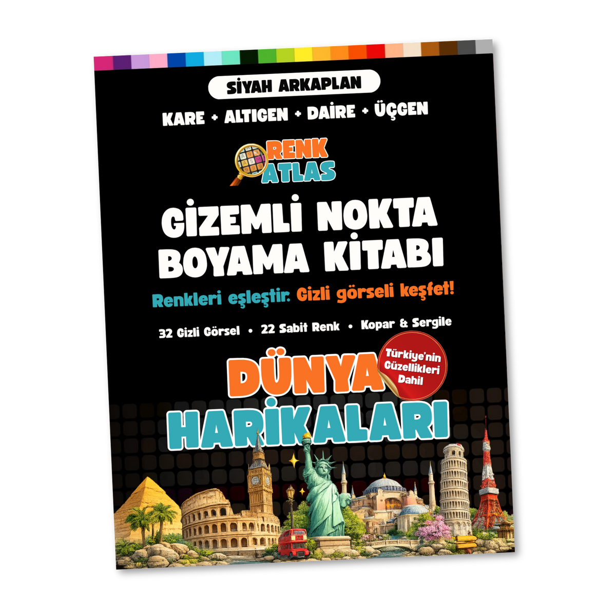 RenkAtlas™ Gizemli Nokta Boyama Kitabı