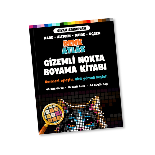 RenkAtlas™ Gizemli Nokta Boyama Kitabı