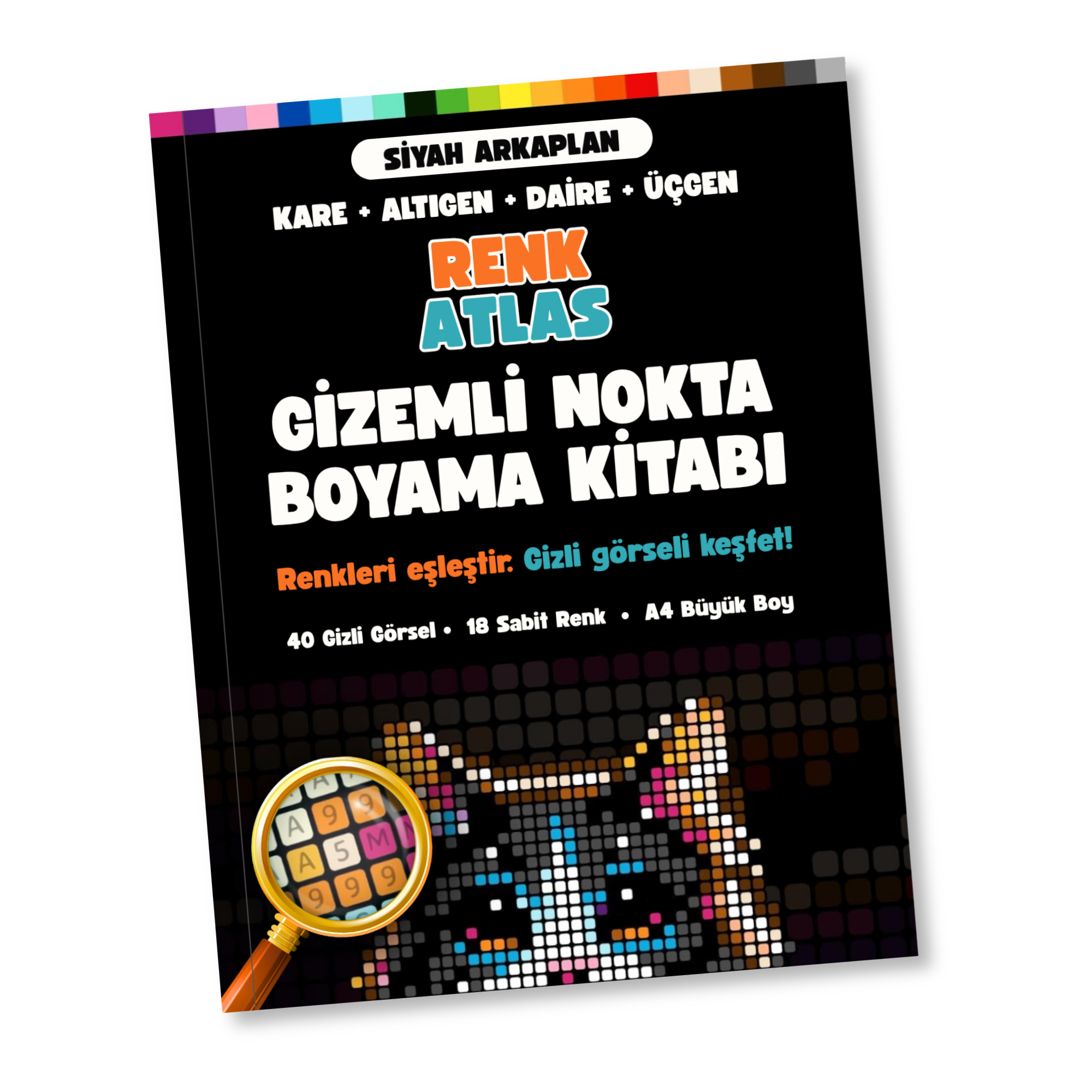 RenkAtlas™ Gizemli Nokta Boyama Kitabı